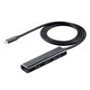 【アウトレット】USB Type-C ドッキングステーション モバイルタイプ PD60W対応 4K対応 4in1 HDMI Type-C USB3.2 USB2.0 ケーブル1m