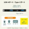 Surface Go/Go 2/Go 3専用 USB3.1ハブ USB Type-C USB Aポート×2ポート USB3.1 Gen1 3.5mm4極ミニジャック バスパワー・ブラック