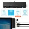 Surface Go/Go 2/Go 3専用 USB3.1/ハブ USB Type-C USB A HDMI出力 USB3.1 Gen1 3.5mm4極ミニジャック バスパワー ブラック