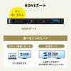Surface Go/Go 2/Go 3専用 USB3.1/ハブ USB Type-C USB A HDMI出力 USB3.1 Gen1 3.5mm4極ミニジャック バスパワー ブラック