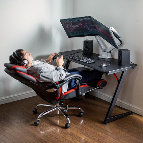 メモリダイレクト/ゲーミングデスク 幅1200mm 奥行600mm ブラック