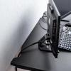 ゲーミングデスク 幅1200mm 奥行600mm ブラック