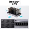 USB充電ステーション 6ポート 合計96W出力 USB PD20W USB Type-C×3 USB A×3 PSE認証