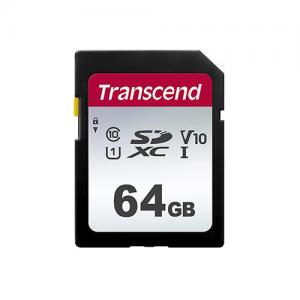 SDXCカード 64GB Class10 UHS-I U1 V10 Transcend製