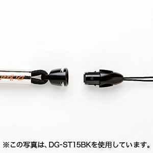 ネックストラップ(細ひも、ブルー) DG-ST15BL サンワサプライ